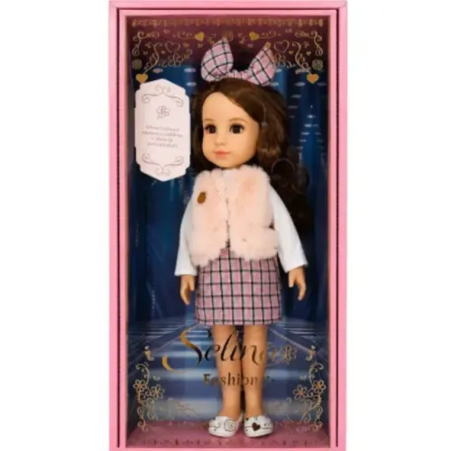 Boneca Realista Selina Fashion 36cm Ref. R3873 Bbr Toys