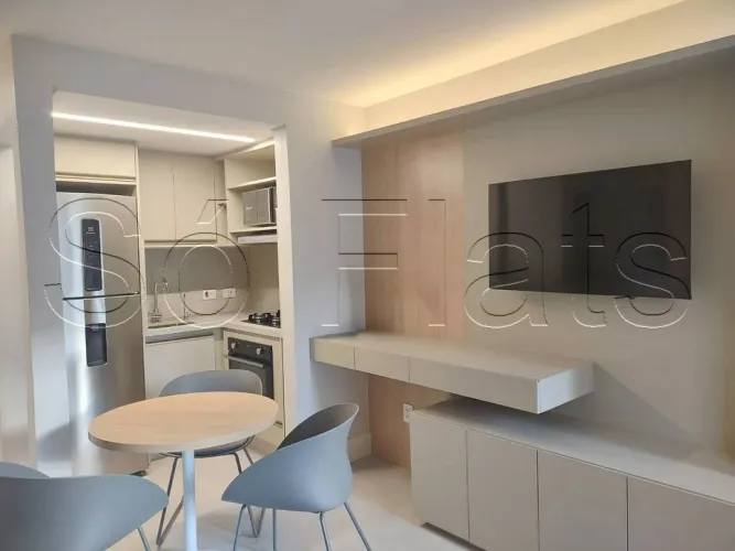 Apto no Crillon contendo 42m², 1 dormitório e 1 vaga, disponível para locação no Jardim Pa