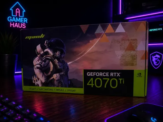 PLACA DE VÍDEO NVIDIA GeForce RTX 4070 Ti Manli Gallardo 12GB