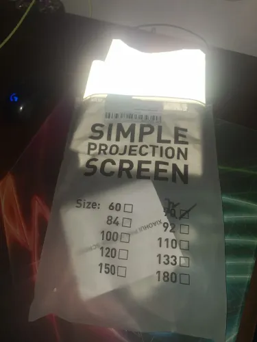 Tela reflexiva 72 polegadas