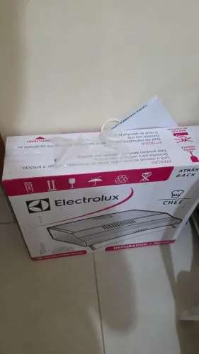 Depurador Electrolux na caixa
