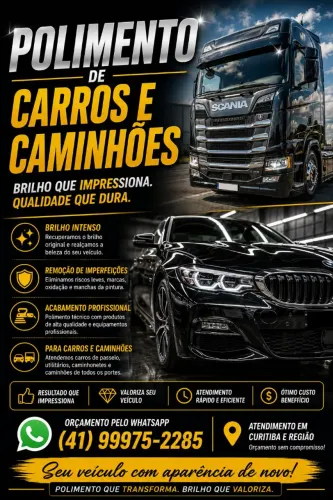 POLIMENTO DE CARROS E CAMINHÕES