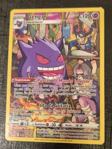 Carta pokemon Gengar full art