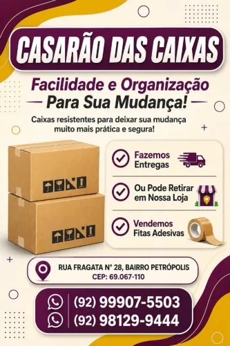 Caixas para mudança