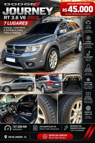 Dodge Journey RT 3.6 V6 Aut. 2012