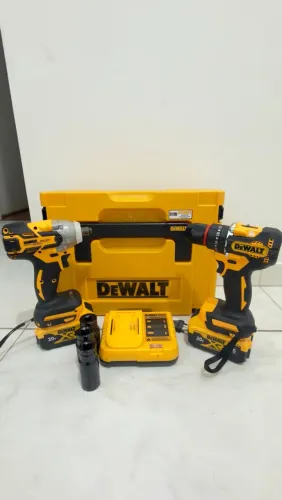 Kit DeWalt XR 20V Parafusadeira + Chave de Impacto