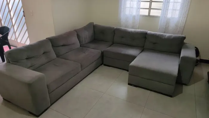 Sofá 5/6 lugares ÓTIMO ESTADO
