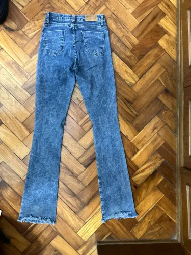 Calça Jeans Sawary Flare Estonada Tam 38