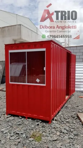 Container guarita desmontável cores