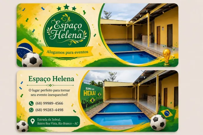 Espaço para Eventos ( promoção durante a copa)