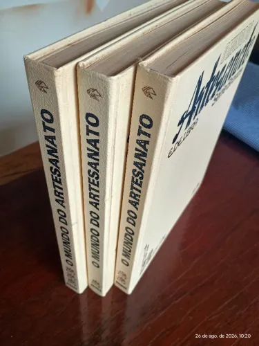 Coleção De Livros - O Mundo Do Artesanato Série Bronze