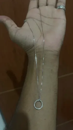 Corrente de ouro branco feminino - vivara