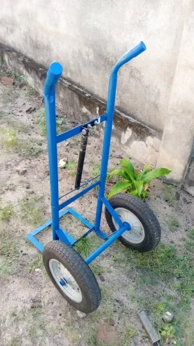Carrinho de carga pneus câmara de ar 150 kilos 1 mes de uso 