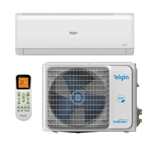 Kit Ar-condicionado 12mil Btus Elgin Eco Inverter II R32 Wi-Fi