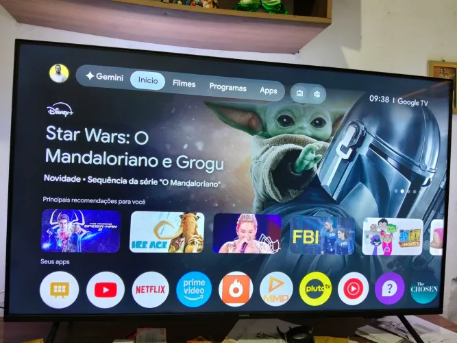 Smart TV 4K, 50 polegadas, ambilith Philips com VRR