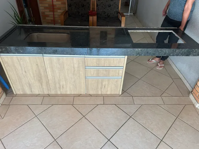 Armário com bancada