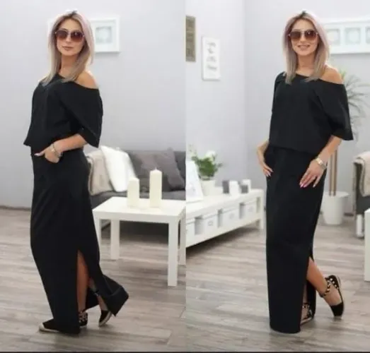 VESTIDO LONGO (MALHA)
