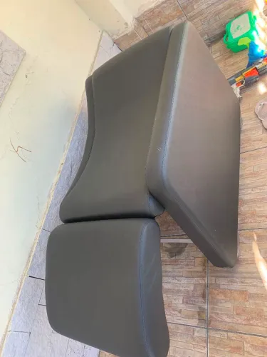 Poltrona para salão de beleza.