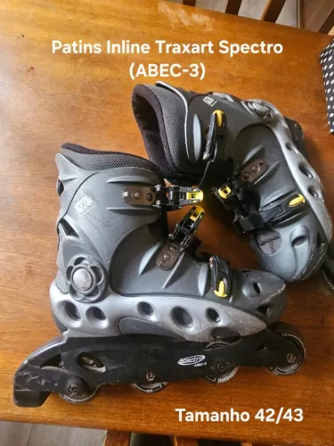 Patins/Roller -> Inline Traxart Spectro (42/43) - Pouco Usado