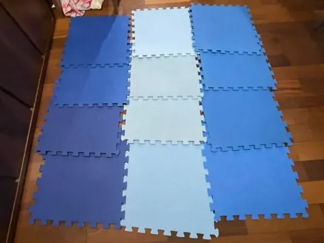 Tatame EVA infantil tons de Azul