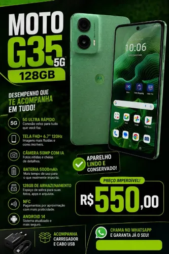 Moto G35 5G 128GB Verde ?