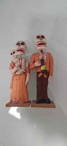 Escultura caveira México original