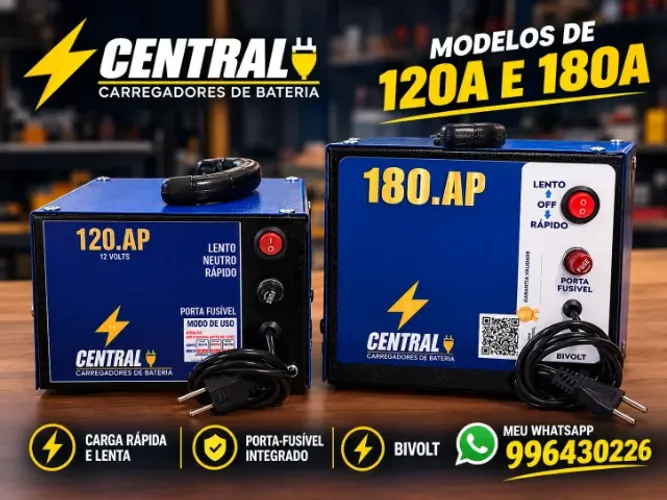 Carregador de bateria automotiva