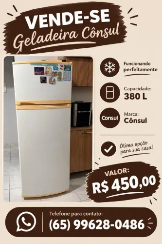 Vendo Geladeira Consul