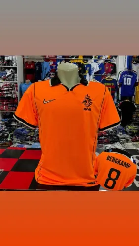 Camisa Holanda Retro Bergkamp 