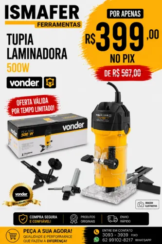 TUPIA PARA LAMINADOS TLV506 220V VONDER - 6001506220