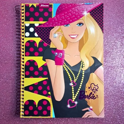 Caderno universitário Barbie 96 fls - Foroni (2011)