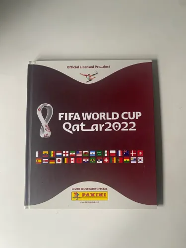 Álbum da copa do mundo de 2022 capa dura completo