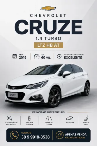 Chevrolet Cruze Sport LTZ 1.4 16V TB Flex 5P Aut. 2019