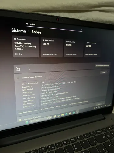 Notebook Lenovo 
