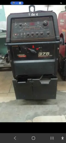 Máquina de Solda Profissional Lincoln Electric Precision TIG 375 AC/DC Industrial -