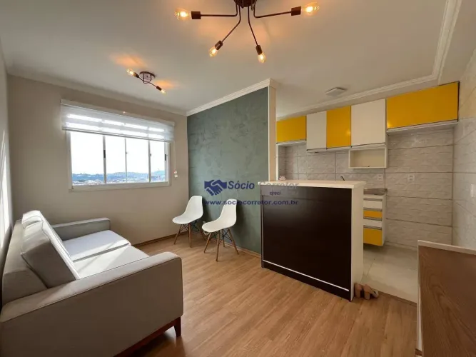 Apartamento com 2 dormitórios para alugar, 43 m² por R$ 2.453,36/mês - Jardim Las Vegas -