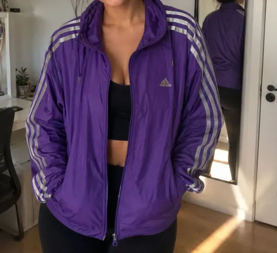 Blusa adidas original roxa tamanho G