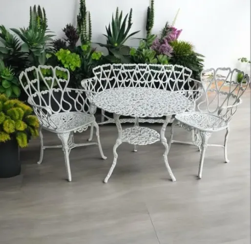 Móveis Jardim em Alumínio Fundido