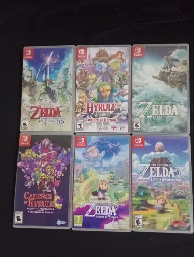 Coleção Zelda Nintendo switch ( aceito trocas)