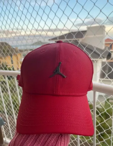 boné nike jordan Metallic jumpman classic99 vermelho