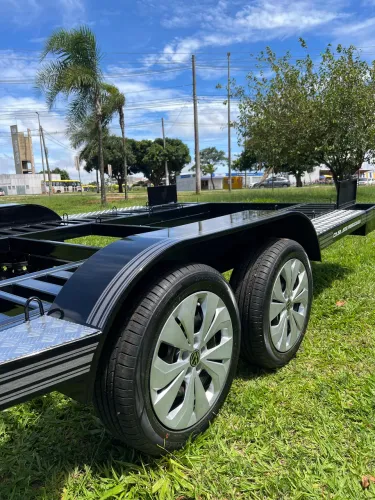 CARRETINHA PLATAFORMA P/ CARREGAR CARRO 4.00 x 1.90 TRUCADO + EMPLACAMENTO 