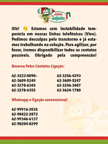 Estamos Contratando: Atendente, Auxiliar Produção, Auxiliar de Salgadeiro, Limpeza