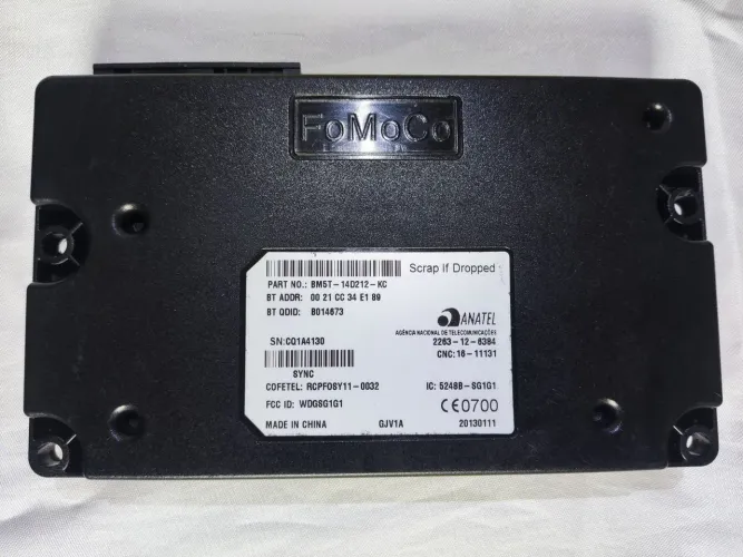 MÓDULO FORD SYNC BLUETOOTH<br>ORIGINAL - BM5T-14D212-KC