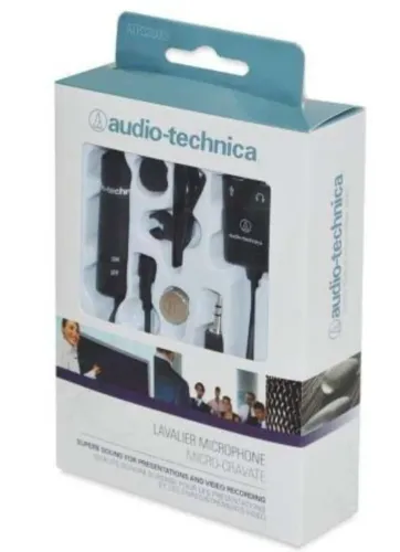 Microfone Lapela Audio-technica Para Entrevistas Atr3350is