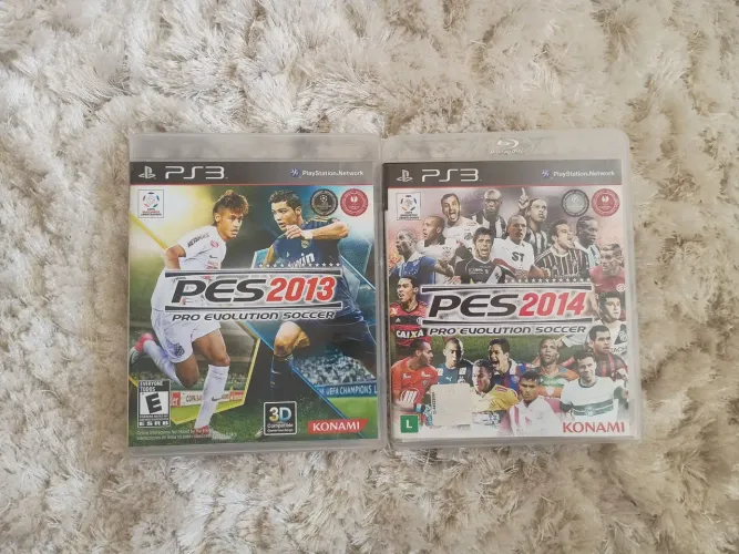 Jogos PES 2013 e PES 2014 de play 3 originais