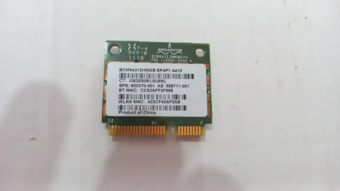 Placa Wi-fi Wireless Broadcom Notebook Hp G4 Pavlion 1000 2000 - 1302