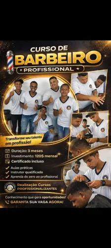 Curso de Barbeiro e outros na Taquara 