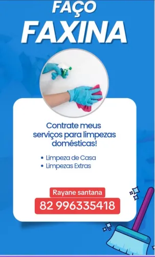 Faxina Doméstica e extras !