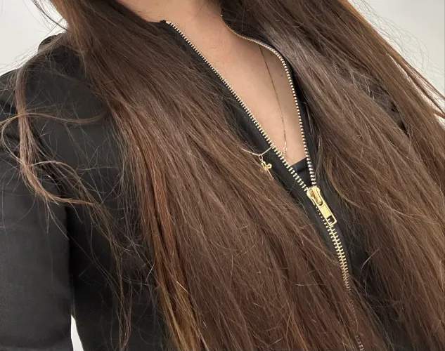 Mega Hair na tela Cabelo Humano 60 cm Castanho médio/claro natural