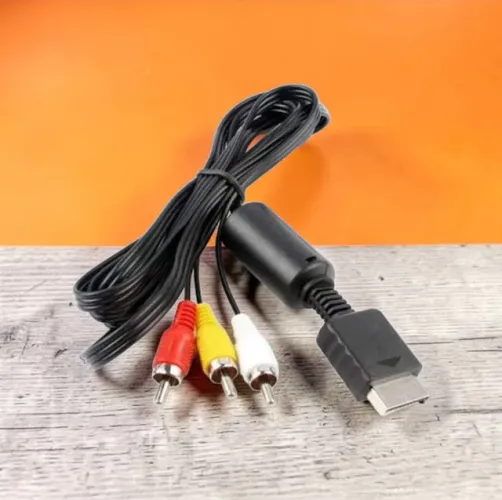 Cabo AV para PS1/PS2/PS3 Compatível 